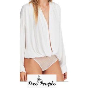 Free People Intimately Ladylike Thong Bodysuit
